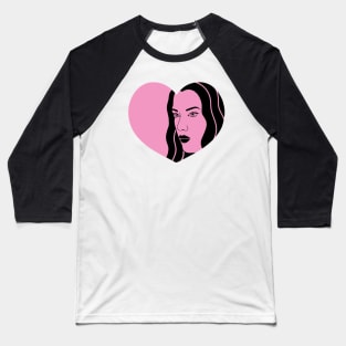 Pink lady Baseball T-Shirt